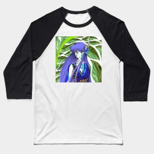 athena in floral cloth in mandala art in saint seiya Baseball T-Shirt